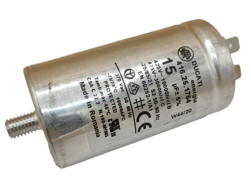 Condensador arranque compressor Maquina Secar Roupa 41043444