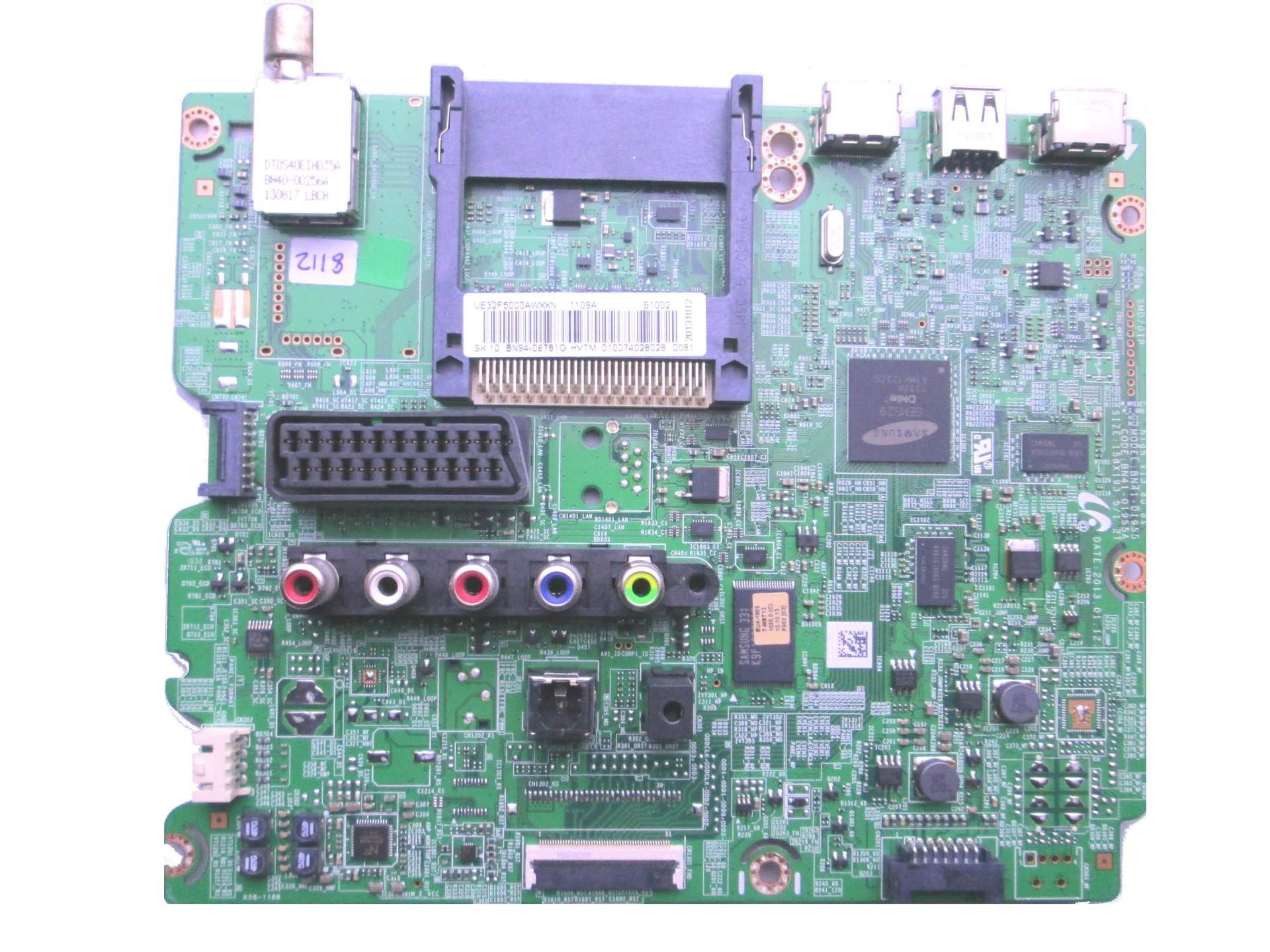 Conjunto de PCB da placa principal da TV Samsung - Bn94-06781G