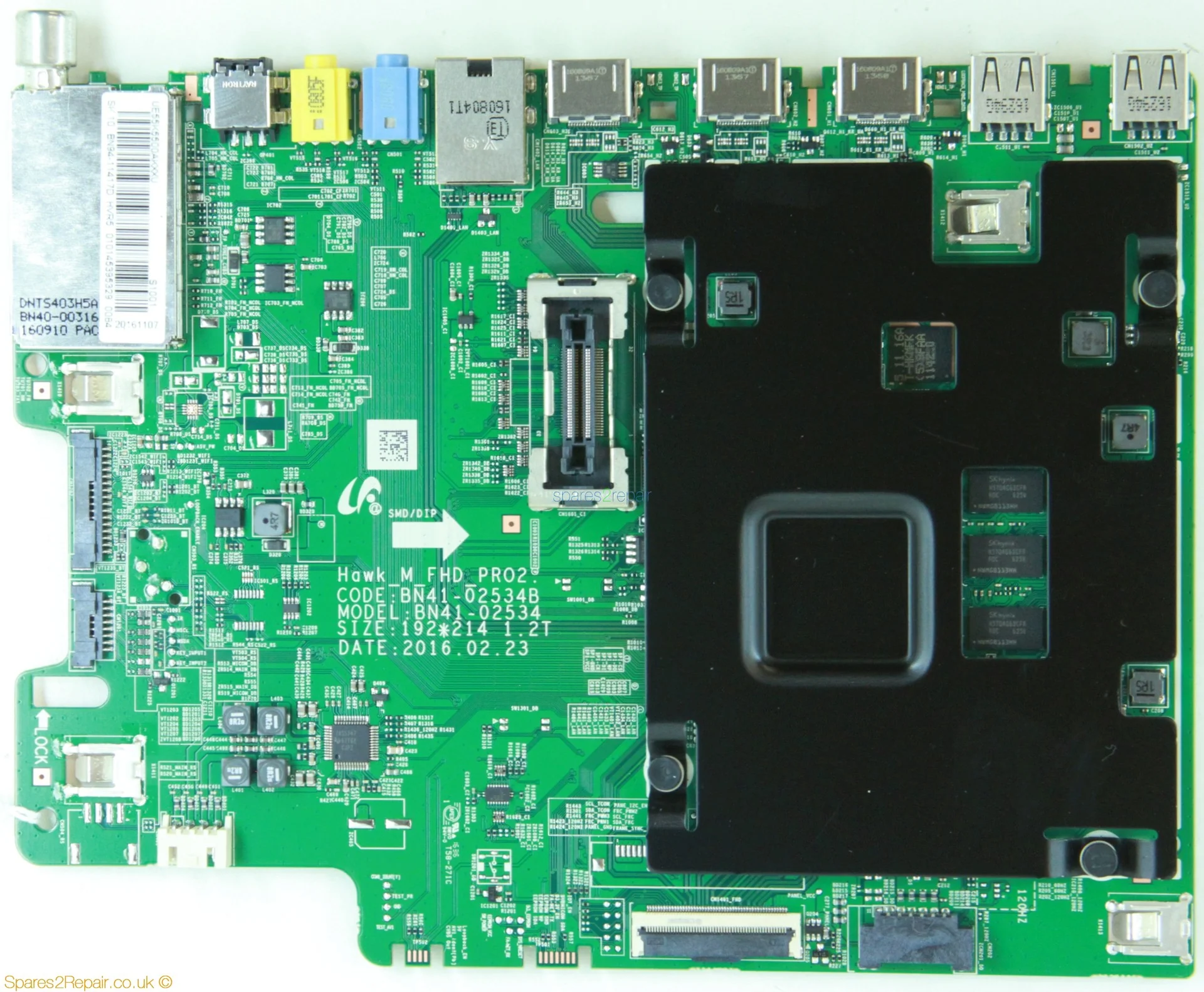 Conjunto de placa-mãe de placa-mãe de TV Samsung - Bn94-11417D