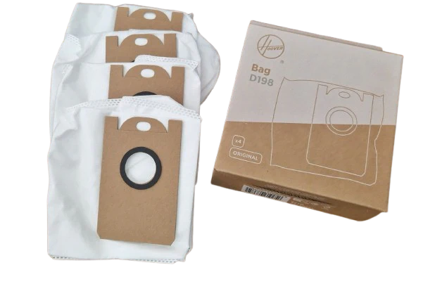 Kit de 4 sacos de resíduos aspirador robot Hoover D198 -