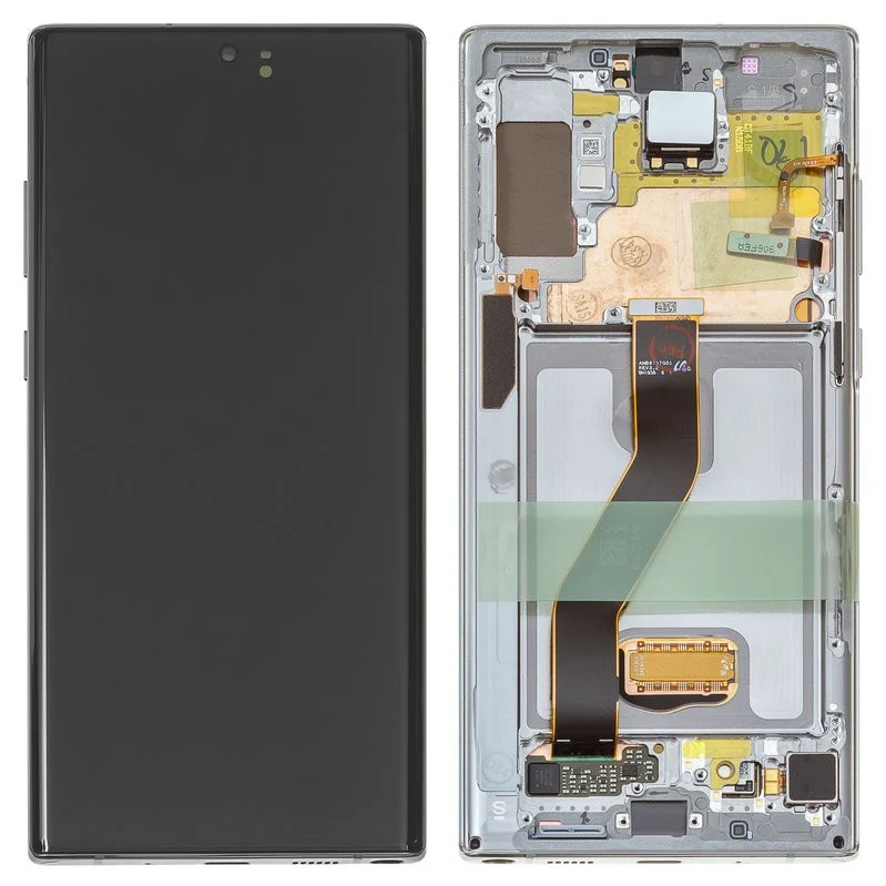 LCD Display Screen + Touch Samsung Sm-N975 Galaxy Note 10+ Note 10 Plus Aura Glow Silver - Gh82-20900C