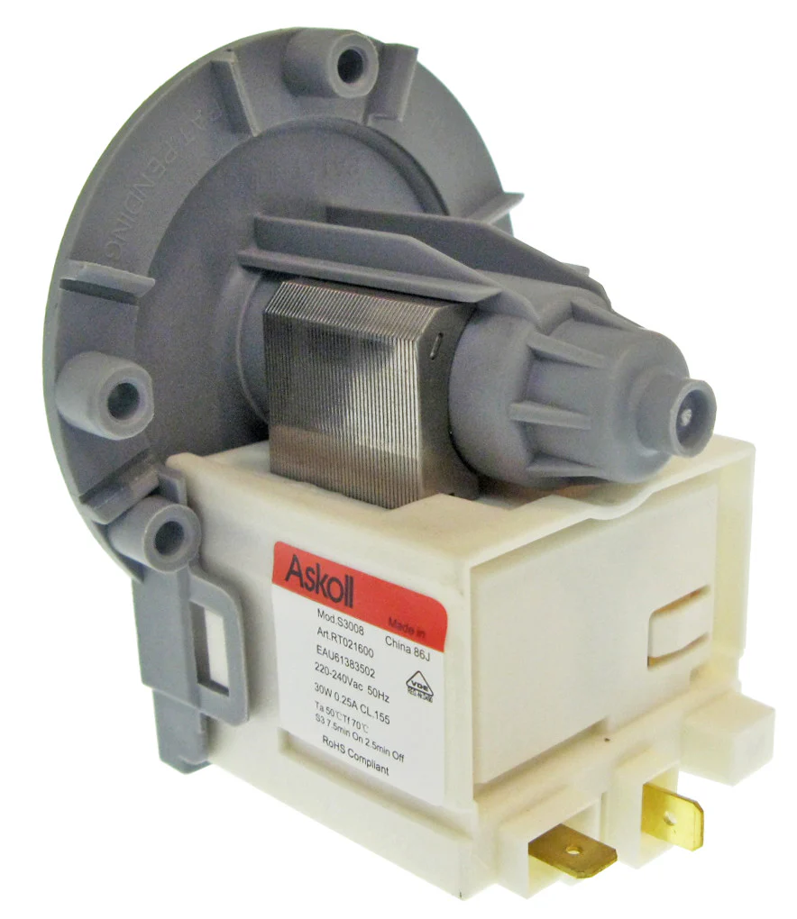 LG Washing Machine Water Drain Pump - Eau61383502