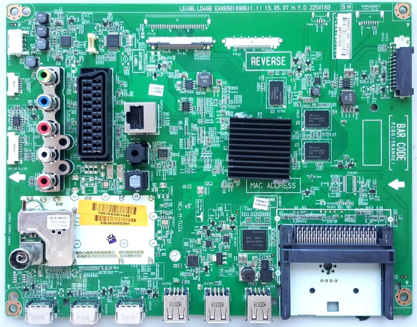 Placa Pincipal LG Tv - Ebu63455301