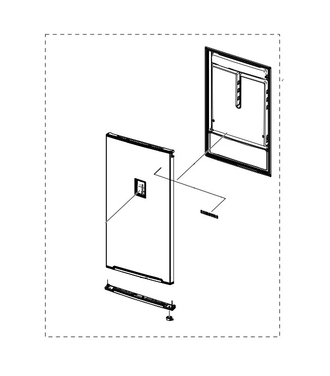 Porta do Frigorifico Samsung 310 - DA91-03974D