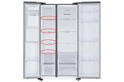 Prateleira do Congelador p/ Frigorifico Side by Side Samsung RS8000AC - DA97-16364J - Image 2